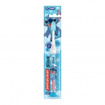 ESCOVA DE DENTE INFANTIL STITCH COM TIMER LIGHT MACIA DENTALCLEAN