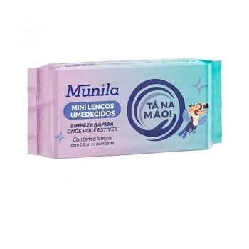 LENÇOS UMED.MINI TA NA MAO C/24 MUNILA