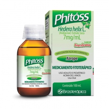  PHITÓSS 7MG/ML, CAIXA COM 1 FRASCO COM 240ML DE XAROPE + COPO DOSADOR BRASTERÁPICA