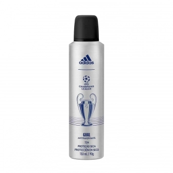 DESODORANTE AEROSSOL MASCULINO ADIDAS CHAMPIONS LEAGUE UEFA GOAL 72H 150ML COTY