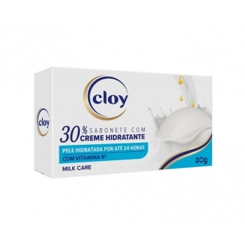 SABONETE EM BARRA CREME MILK CARE 80G - CLOY