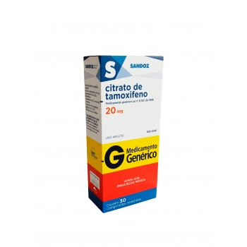 TAMOXIFENO 20MG 30COM SANDOZ