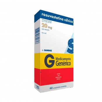 ROSUVASTATINA CALCICA 20MG 60COMP SANDOZ