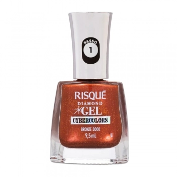 ESMALTE GEL CYBERCOLORS BRONZE 3000 9,5ML - RISQUE