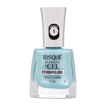 ESMALTE GEL CYBERCOLORS ESPELHO DO AMANHÃ 9,5ML - RISQUE