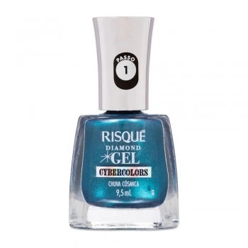 ESMALTE GEL CYBERCOLORS CHUVA CÓSMICA 9,5ML - RISQUE