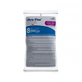 SERINGA PARA INSULINA ULTRA-FINE DESCARTÁVEL 0.3ML 8MM C/10 EMBECTA