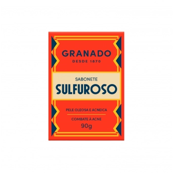 SABONETE BARRA TRATAMENTO SULFUROSO 90G GRANADO