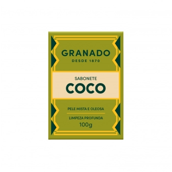 SABONETE BARRA TRATAMENTO COCO ESPECIAL 100G GRANADO
