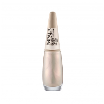 ESMALTE IMPALA A COR DA MODA EFEITO PO CROMADO CONCHA MAGICA MUNDIAL
