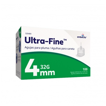 AGULHA CANETA ULTRA-FINE NANO PENTAPOINT 4MM EASYFLOW C/100 EMBECTA