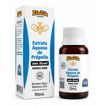 PROPOLIS EXTRATO AQUOSO GOTAS 30ML ZIINZIIN