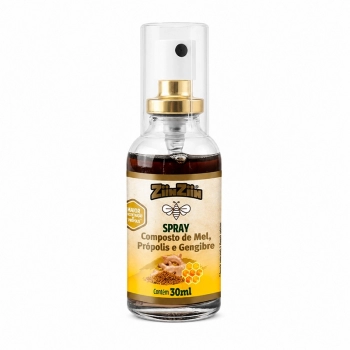 MEL E EXTRATO DE PROPOLIS SPRAY 30ML GENGIBRE ZIINZIIN