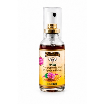 MEL E EXTRATO DE PROPOLIS SPRAY 30ML MALVA ZIINZIIN