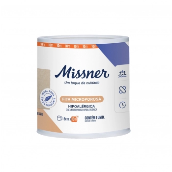 FITA MICROPORE MISS. BEGE 5,0CM X 10M