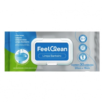 LENCOS UMED.FEELCLEAN HOME BANHEIRO 30UN CREMER