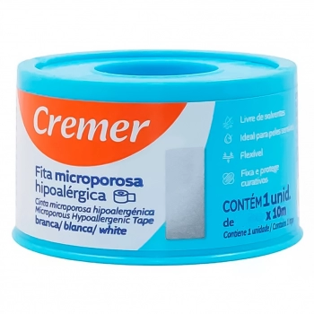 FITA MICROPORE 5.0CMX10M CREMER 