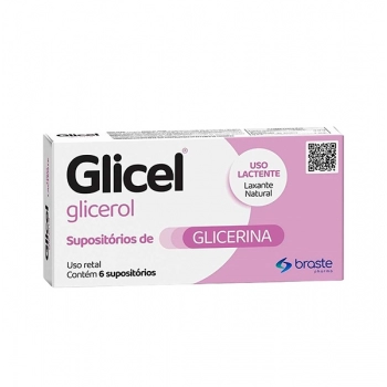 GLICEL LACTENTE 0,831G C/6 BRASTERÁPICA | RIOMED DISTRIBUIÇÃO
