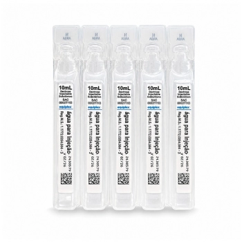 AGUA PARA INJECAO C/200 10ML EQUIPLEX