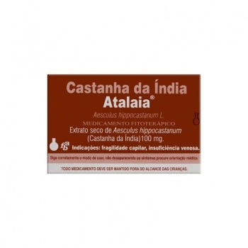 CASTANHA DA INDIA 100MG 30CAPS ATALAIA | RIOMED DISTRIBUIÇÃO