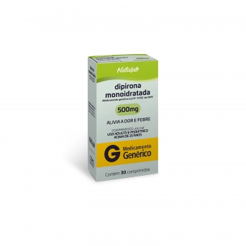 DIPIRONA MONOIDRATADA 500MG 30COM NATULAB