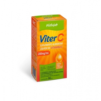 VITER C 200MG 20ML NATULAB RIOMED DISTRIBUIÇÃO