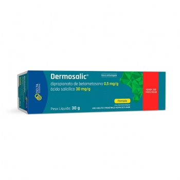 DERMOSALIC POMADA 30G DELTA | RIOMED DISTRIBUIÇÃO