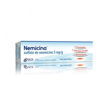 NEMICINA POMADA 20G DELTA | RIOMED DISTRIBUIÇÃO
