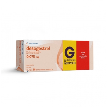 DESOGESTREL 0,075MG 28COMP NOVARTIS