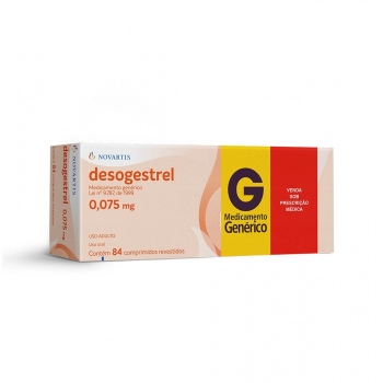DESOGESTREL 0,075MG 84COMP NOVARTIS
