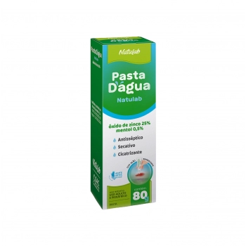 PASTA D'ÁGUA COM MENTOL 80G NATULAB