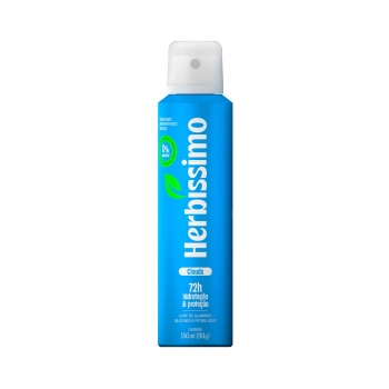 DESODORANTE AEROSSOL ZERO ALUMÍNIO HERBÍSSIMO CLOUDS 150ML DANA