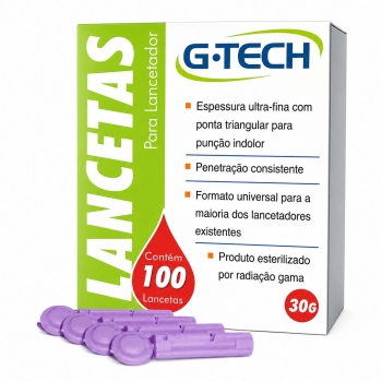 LANCETAS C/100 30G G-TECH