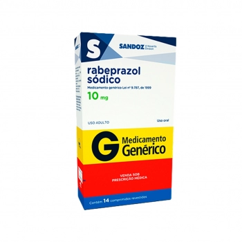 RABEPRAZOL SÓDICO 10MG 14COM SANDOZ | RIOMED DISTRIBUIÇÃO