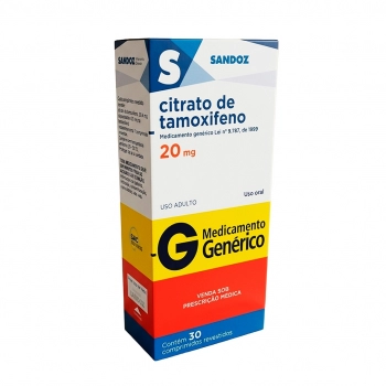 TAMOXIFENO 20MG 30COMP SANDOZ GENERICO