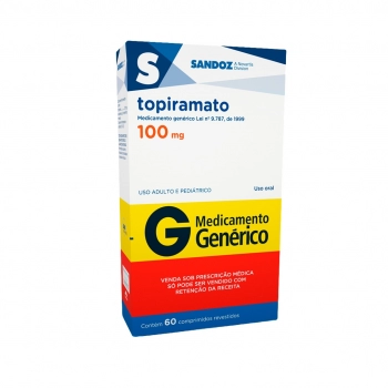 TOPIRAMATO 100MG 60COM C1* SANDOZ