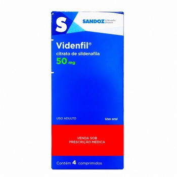 VIDENFIL 50MG 4COM SANDOZ