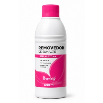 REMOVEDOR DE ESMALTE 480ML BUTTERFLY | RIOMED DISTRIBUIÇÃO