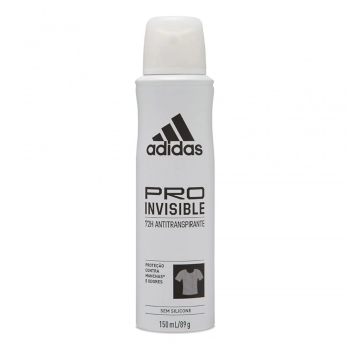 DESODORANTE AEROSSOL FEMININO ADIDAS INVISIBLE 150ML COTY