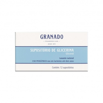 SUPOSITÓRIO GLICERINA LACTENTE C/12 GRANADO