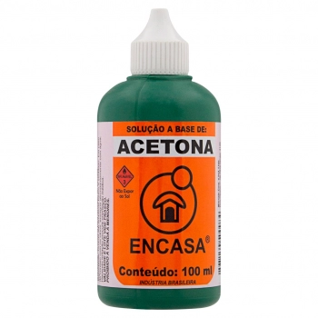 ACETONA SOLUÇÃO 100ML ENCASA | RIOMED DISTRIBUIÇÃO