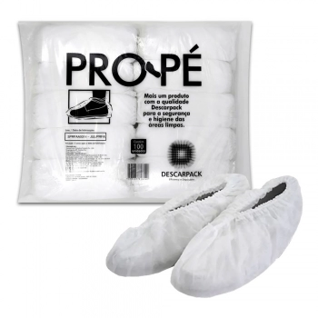 PROPÉ SIMPLES C/100 BRANCO DESCARPACK