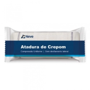 ATADURA CREPOM 12CMX1.8M 13FIOS NEVE