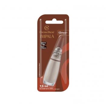 ESMALTE IMPALA PEROLADO CACAU SHOW OPS, ACABOU BL MUNDIAL 