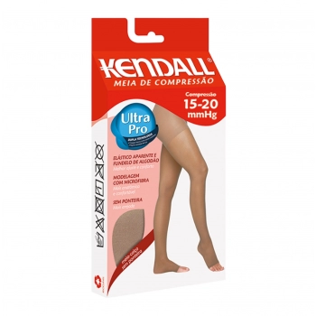 MEIA CALÇA 15/20 MÉDIA COMPRESSÃO SEM PONTEIRA MEL M 1702 KENDALL