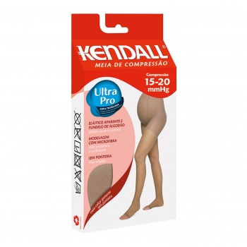 MEIA GESTANTE 15/20 MÉDIA COMPRESSÃO SEM PONTEIRA MEL GG 1337 KENDALL