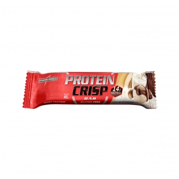 PROTEIN CRISP BAR LEITE EM PÓ COM CREME DE AVELÃ 12UN 540G INTEGRALMEDICA