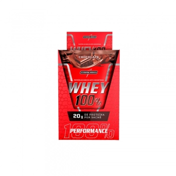 WHEY 100% CHOCOLATE DISPLAY C/10 SACHES DE 30G INTEGRALMEDICA