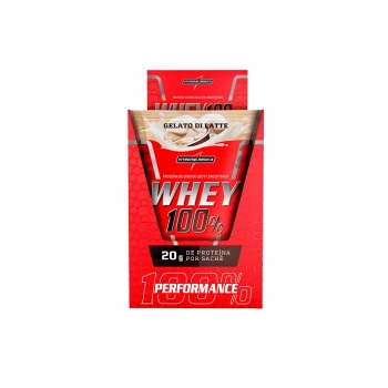 WHEY 100% GELATO DI LATTE DISPLAY C/10 SACHES DE 30G INTEGRALMEDICA