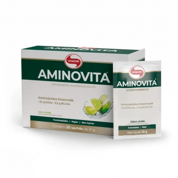 AMINOVITA C/30 SACHES 10G LIMÃO VITAFOR
